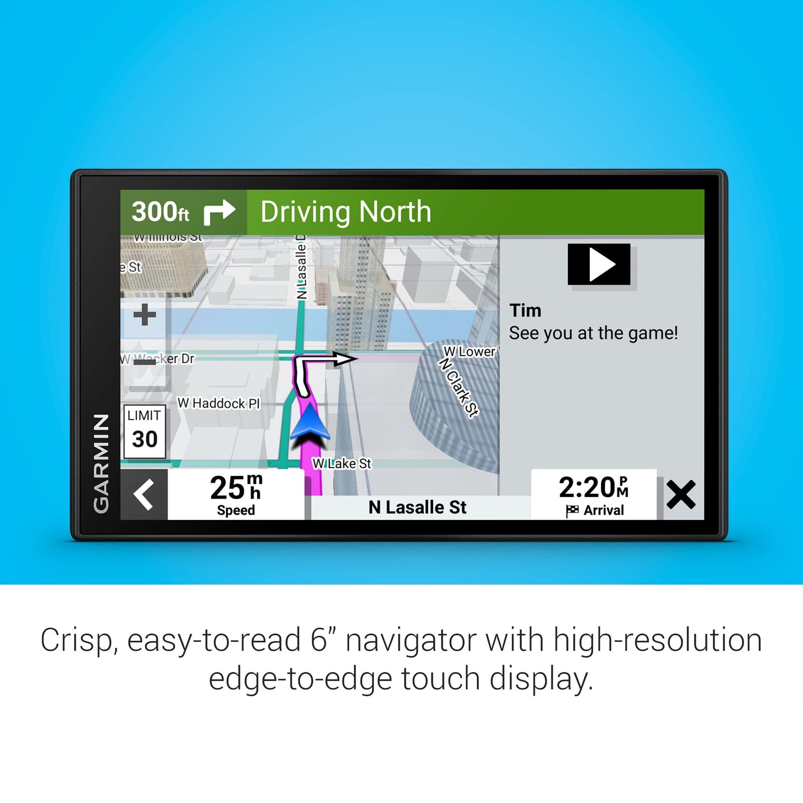 Garmin DriveSmart 66, 6-inch Car GPS Navigator with Bright, Crisp High-Resolution Maps and Garmin Voice Assist - Image 5