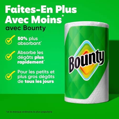 Bounty Paper Towels Select-A-Size White, 8 Double Plus Rolls = 20 Regular Rolls - Image 8