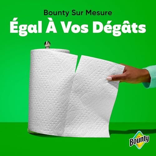Bounty Paper Towels Select-A-Size White, 8 Double Plus Rolls = 20 Regular Rolls - Image 7