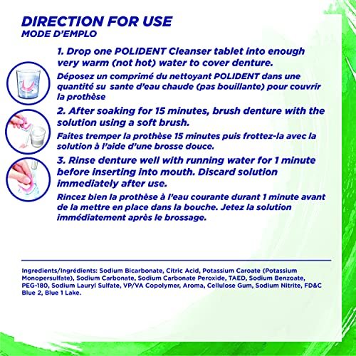 Polident Retainers Cleansing Tabs 84ct (Packaging May Vary) - Image 7