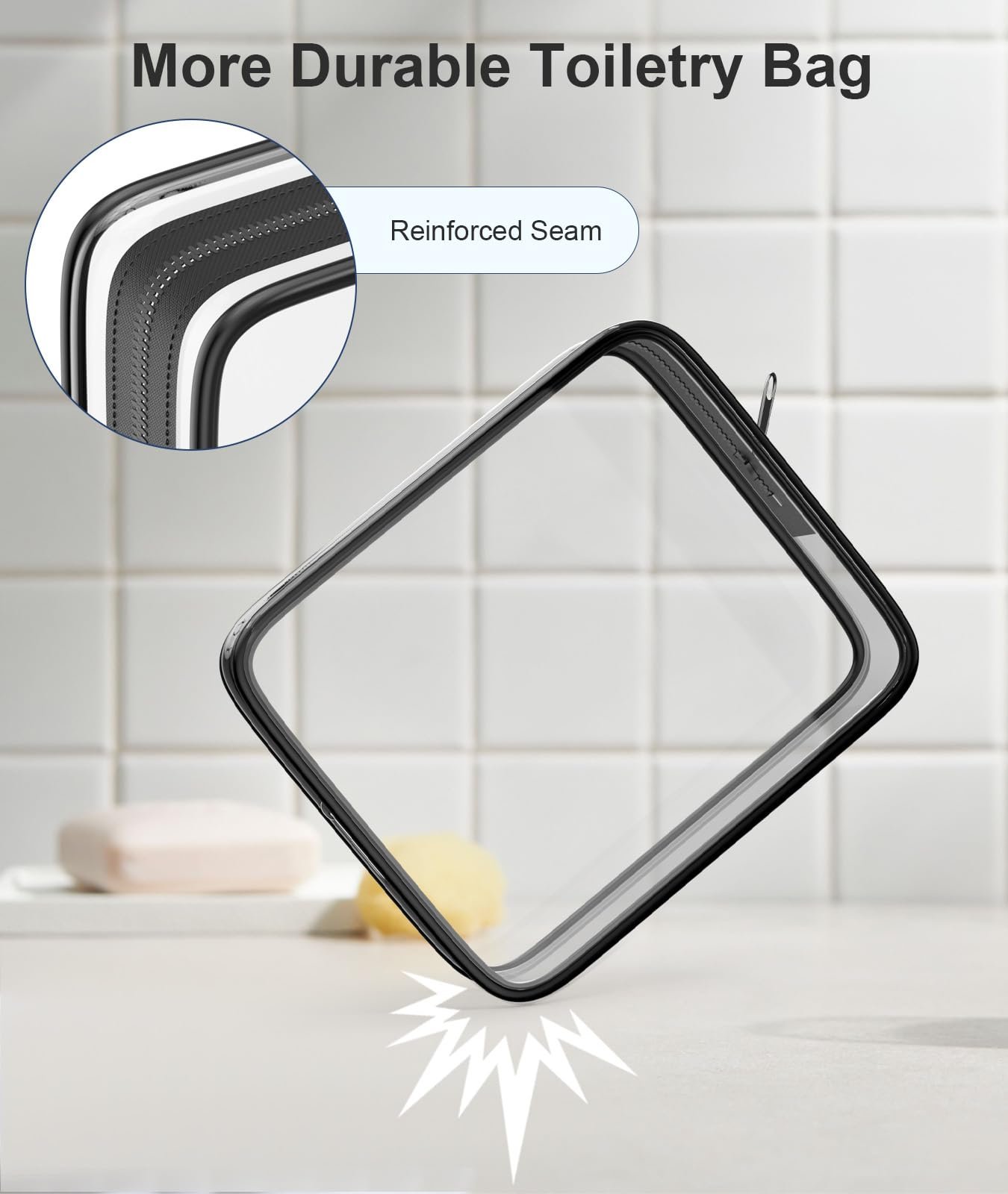 Quatish Travel Bottles for Toiletries, Original Patented Leak Proof Travel Size Toiletries, 3 oz Tsa Approved Silicone Containers, Shampoo and Conditioner Bottles, Travel Essentials, Grey - Image 4