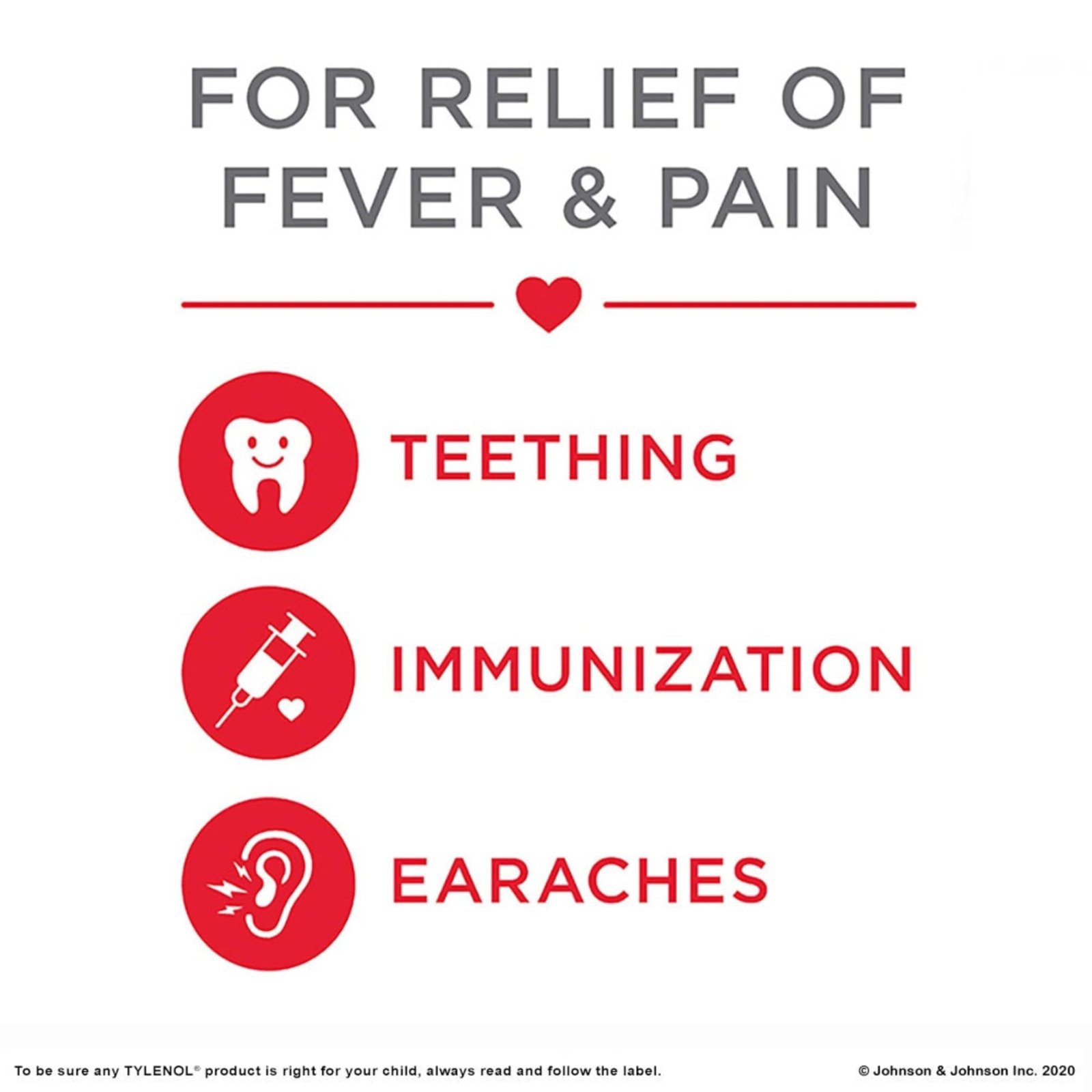 Tylenol Infant Fever, Teething and Pain Reliever for Baby, Grape Suspension Medicine, Dye Free, 24ML - Image 7