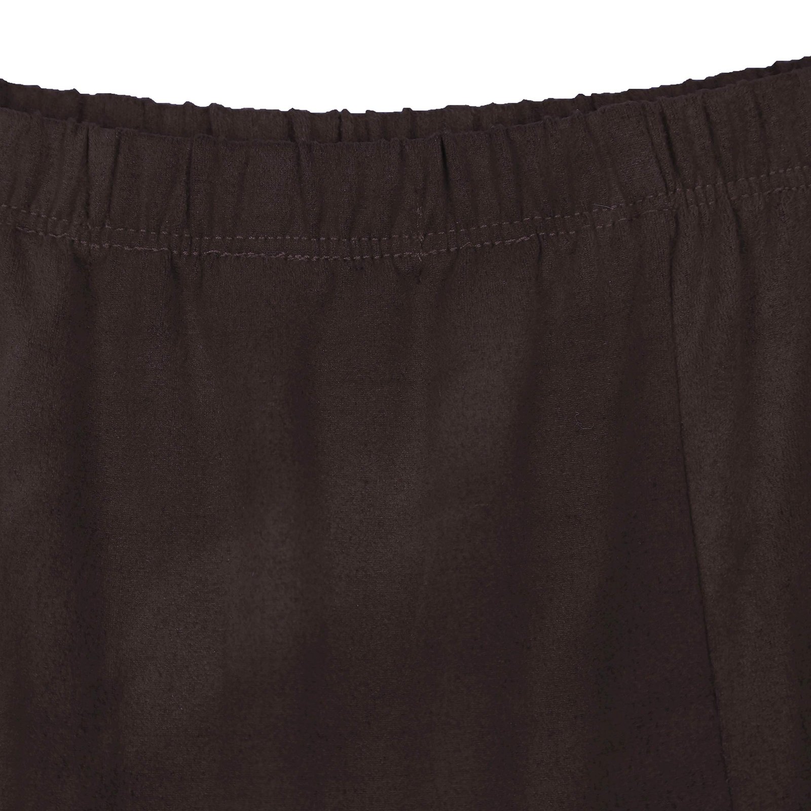 Urban CoCo Women's Vintage Elastic Waist A-Line Long Skirt (M, Cocoa Brown) - Image 4