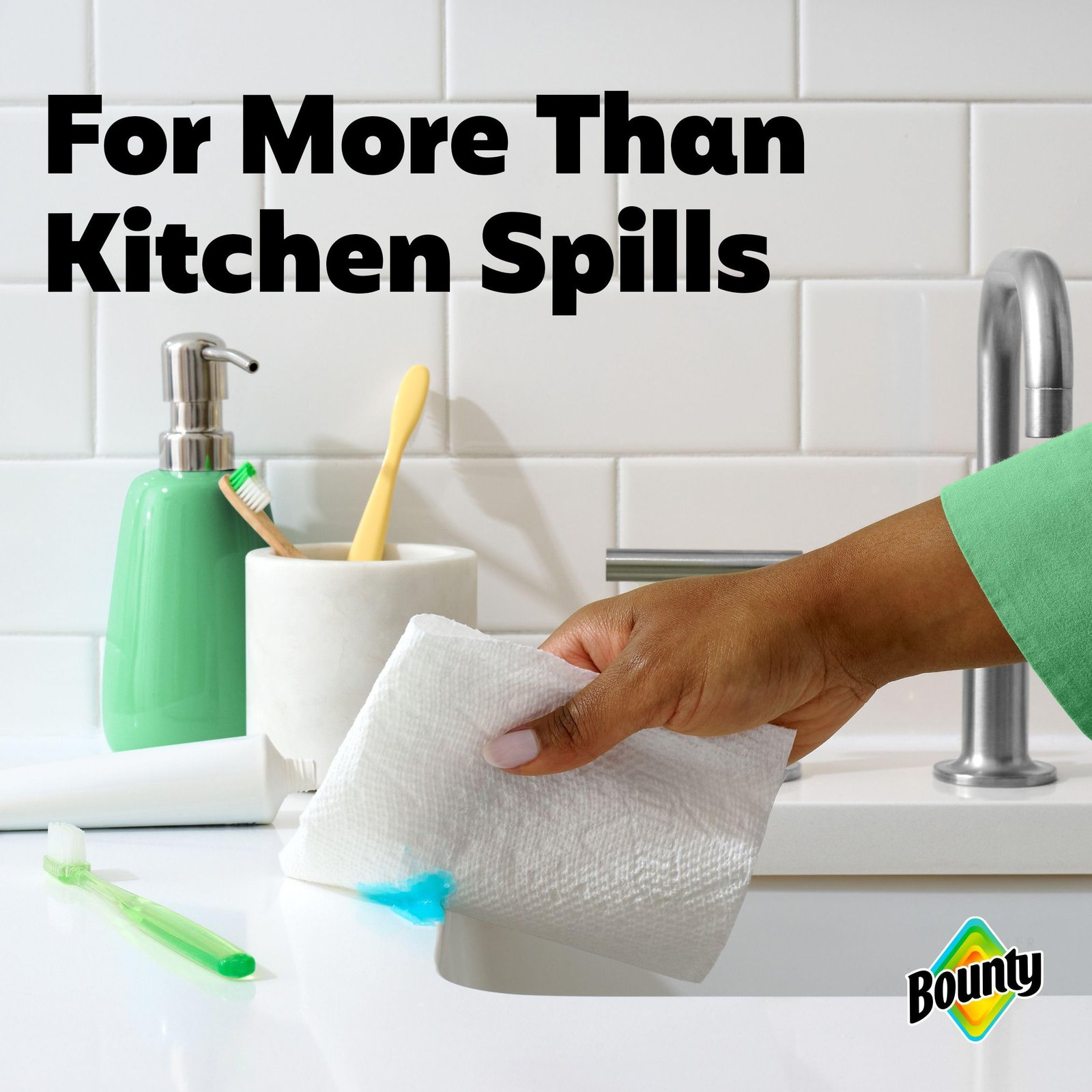 Bounty Paper Towels Select-A-Size White, 8 Double Plus Rolls = 20 Regular Rolls - Image 10