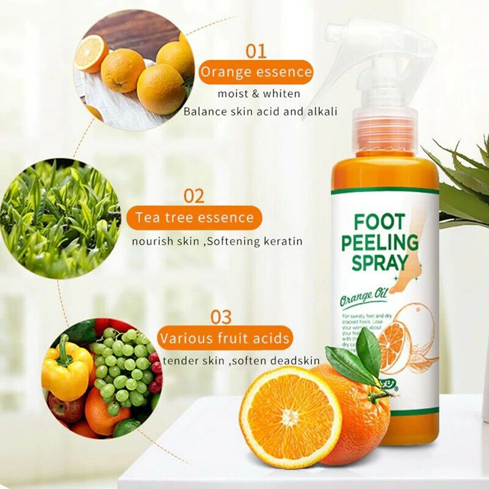110ML Foot Cuticle Remove Dead Foot Exfoliator Softener Remove Dead Skin and Calluses Foot Mask - Image 6