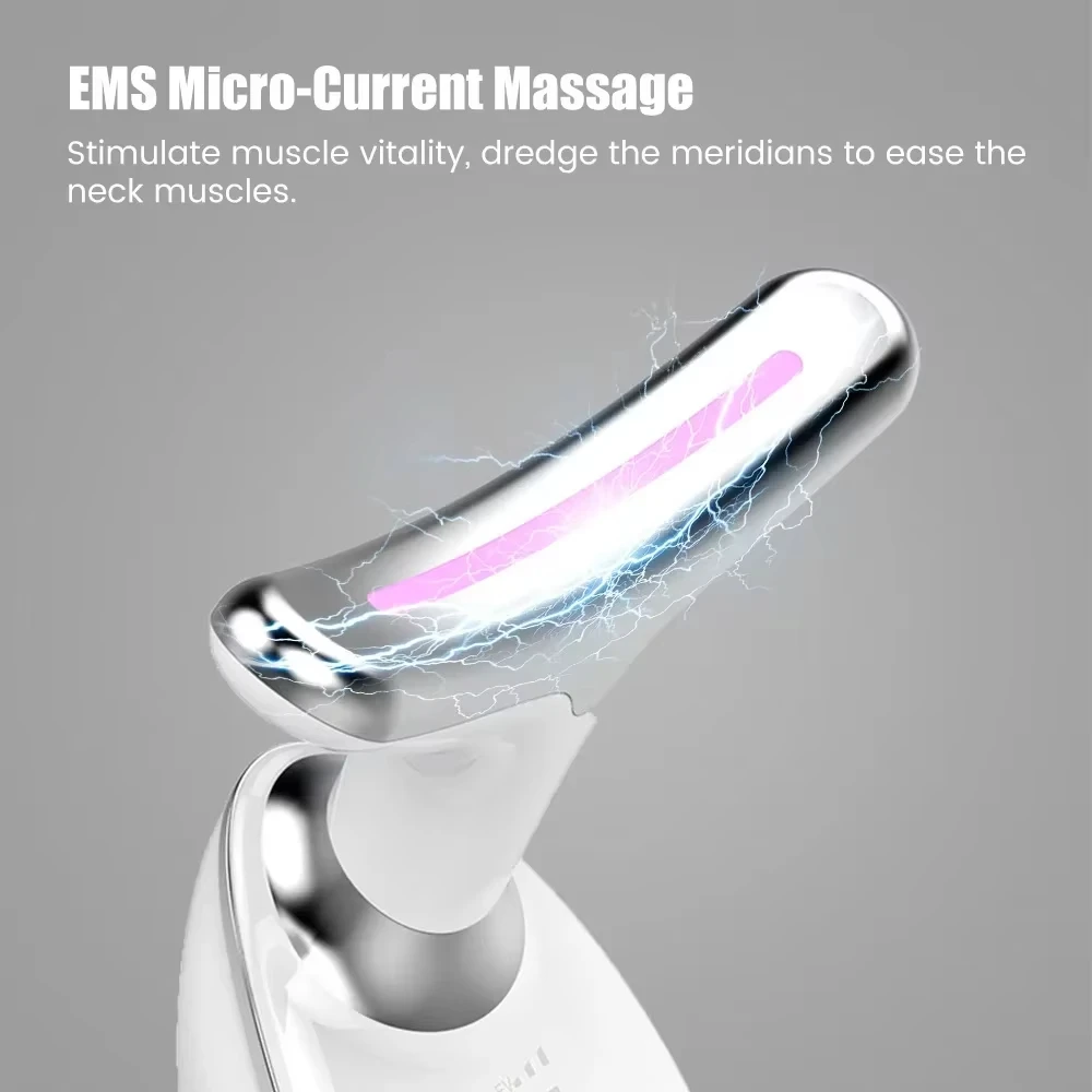 7 Colors Face Neck Massager Household Lifting And Firming Facial Electric Introduction Beauty Massage Face Care Tools 04 - Image 4