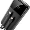 Power Bank Portable Charger 40000mAh, 22.5W Fast Charging, Built-in USB-C &  Chargbl 5 Devices Simultaneously LCD Display for iPhone and Android Phones and Most Electronic Devices   - Colour Name : Gray Black