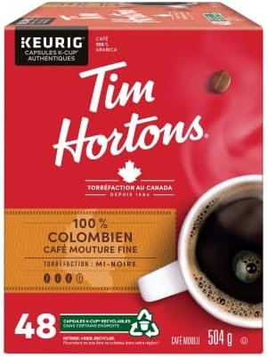 Tim Hortons Colombian Coffee, Keurig K-Cup Pods, Medium Roast. - Style : Colombian - Flavour Name : Unflavored - Size : 48 count (Pack of 1) - Image 3
