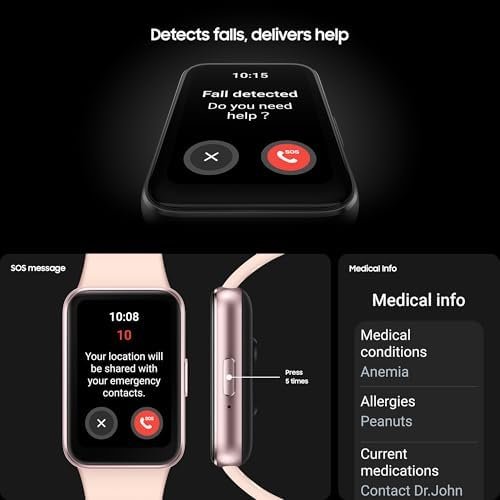 Samsung Galaxy Fit3 Smartwatch with 13-Day Battery Life - Colour Name : Pink Gold - Image 9