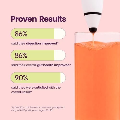NEW Blume SuperBelly Gut Health + Hydration, Daily Sugar Free Probiotics, Inulin Fiber, and Hydrating Minerals Powder Packets for Digestion Support - Peach Lychee, 15 Sticks - Flavour Name : Peach Lychee - Image 6