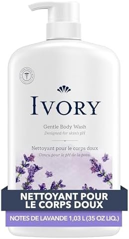Ivory Mild & Gentle Body Wash, Lavender Scent, - Scent : Lavander - Size : 1.03 l (Pack of 2) - Image 8