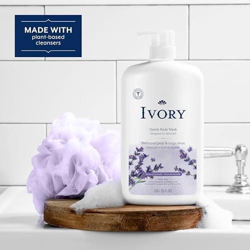Ivory Mild & Gentle Body Wash, Lavender Scent, - Scent : Lavander - Size : 1.03 l (Pack of 2) - Image 6