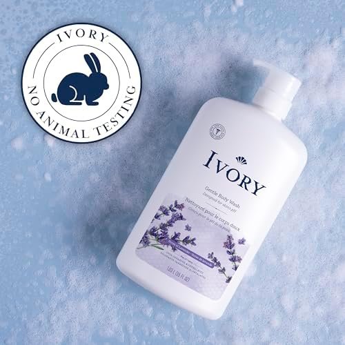 Ivory Mild & Gentle Body Wash, Lavender Scent, - Scent : Lavander - Size : 1.03 l (Pack of 2) - Image 4