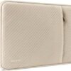 DOMISO 14-15 inch Laptop Sleeve Case,Slim Water-Resistant Laptop Protective Case for Lenovo, HP, ASUS, Dell, Acer Laptop Notebook Ultrabook,Beige  - Size : 14 Inch - Colour Name : Beige