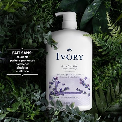 Ivory Mild & Gentle Body Wash, Lavender Scent, - Scent : Lavander - Size : 1.03 l (Pack of 2) - Image 9