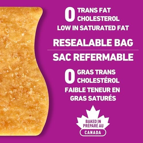 CRISPERS, All Dressed Flavour, 18 Individually Wrapped Snack Packs, Bulk Lunch School Snacks, Value Pack, Is It a Chip or a Cracker, 504 g (28 g bags each) - Image 6