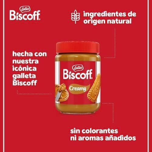 Lotus Biscoff Caramelized Cookie Sweet Smooth Spread | Vegan | 400g | Nut free, no added colours or flavours, perfect on toast, pancakes, waffles and desserts - Flavour Name : Creamy - Size : 400 g (Pack of 1) - Image 3