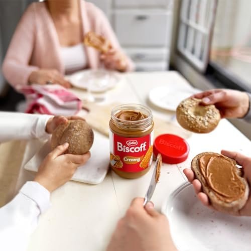 Lotus Biscoff Caramelized Cookie Sweet Smooth Spread | Vegan | 400g | Nut free, no added colours or flavours, perfect on toast, pancakes, waffles and desserts - Flavour Name : Creamy - Size : 400 g (Pack of 1) - Image 6