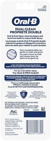 Oral-B Toothbrush Dual Clean, Soft, 4 Count : Health & Personal Care - Image 11