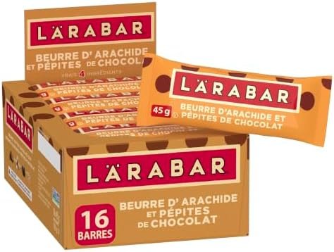 LÄRABAR Peanut Butter Chocolate Chip, Fruit and Nut Energy Bar, Pack of 16 Bars, Gluten Free, Vegan - Image 4