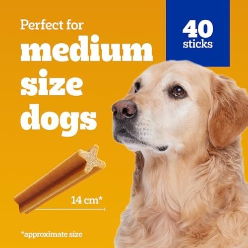 PEDIGREE DENTASTIX Medium Dog Dental Treats Original, 40 Sticks 972g | Helps reduce plaque :Pet Supplies - Image 4