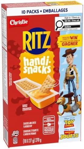 Ritz Handi Snacks, Crackers, Individually Wrapped, - Size : 27 g (Pack of 10) - Image 7