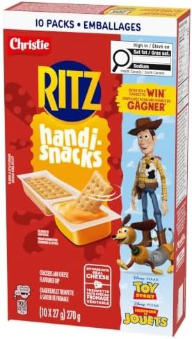Ritz Handi Snacks, Crackers, Individually Wrapped, - Size : 27 g (Pack of 10) - Image 8