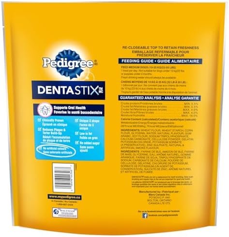 PEDIGREE DENTASTIX Medium Dog Dental Treats Original, 40 Sticks 972g | Helps reduce plaque :Pet Supplies - Image 12