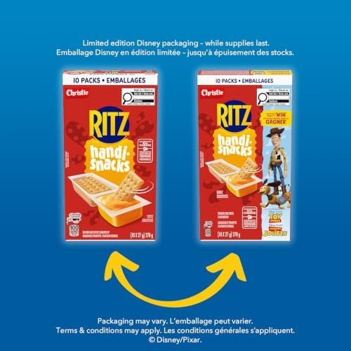 Ritz Handi Snacks, Crackers, Individually Wrapped, - Size : 27 g (Pack of 10) - Image 4
