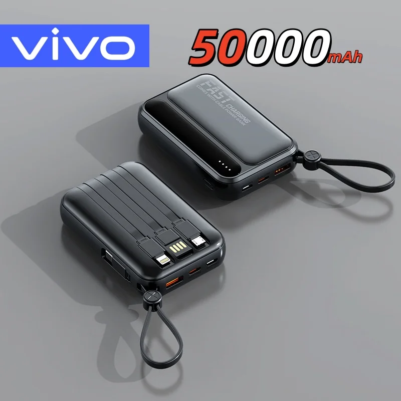 VIVO 50000mAh 120W Power Bank with Built-in Cables - Image 7
