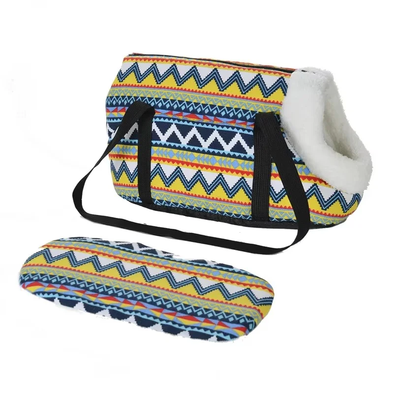 Pet Carrier for Small Dogs Soft Classic Dog Backpack Outdoor Cat Sling Bag Chihuahua Yorkshire Puppy Shoulder Bags Pet Handbag - Size - Small - Image 3
