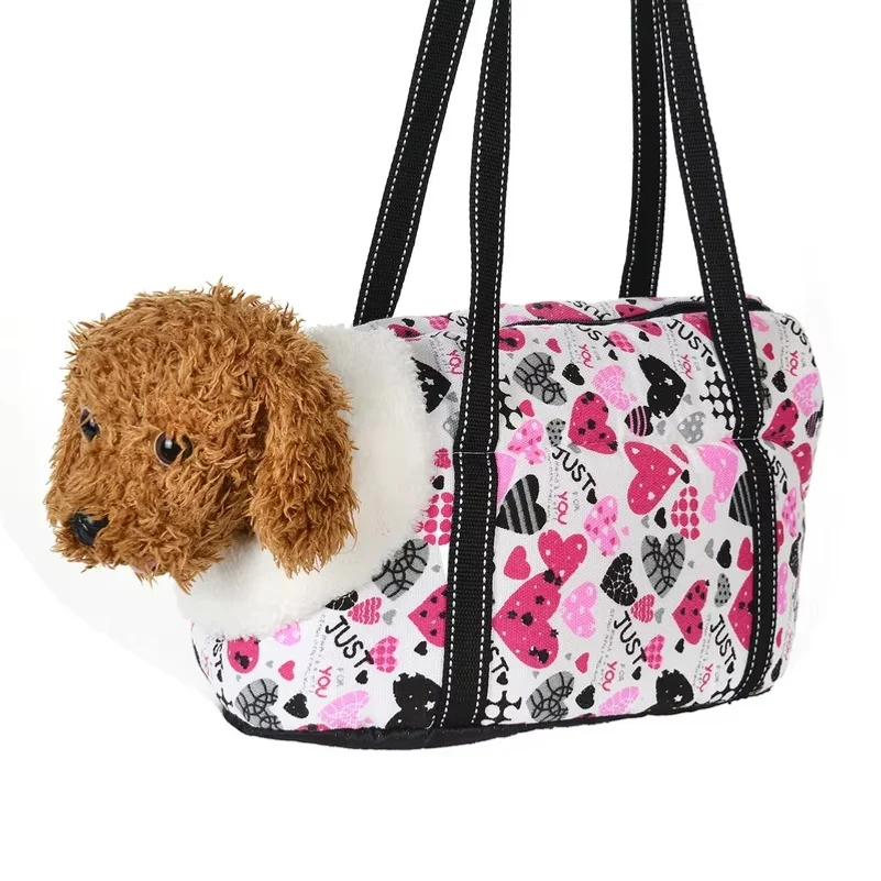 Pet Carrier for Small Dogs Soft Classic Dog Backpack Outdoor Cat Sling Bag Chihuahua Yorkshire Puppy Shoulder Bags Pet Handbag - Size - Small - Image 4