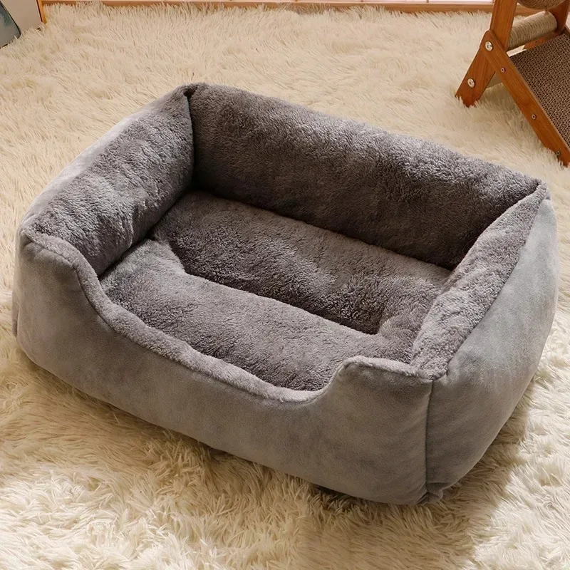BeiYu Pet Cat Bed 60x45cm Plush Soft Cushion - Image 4