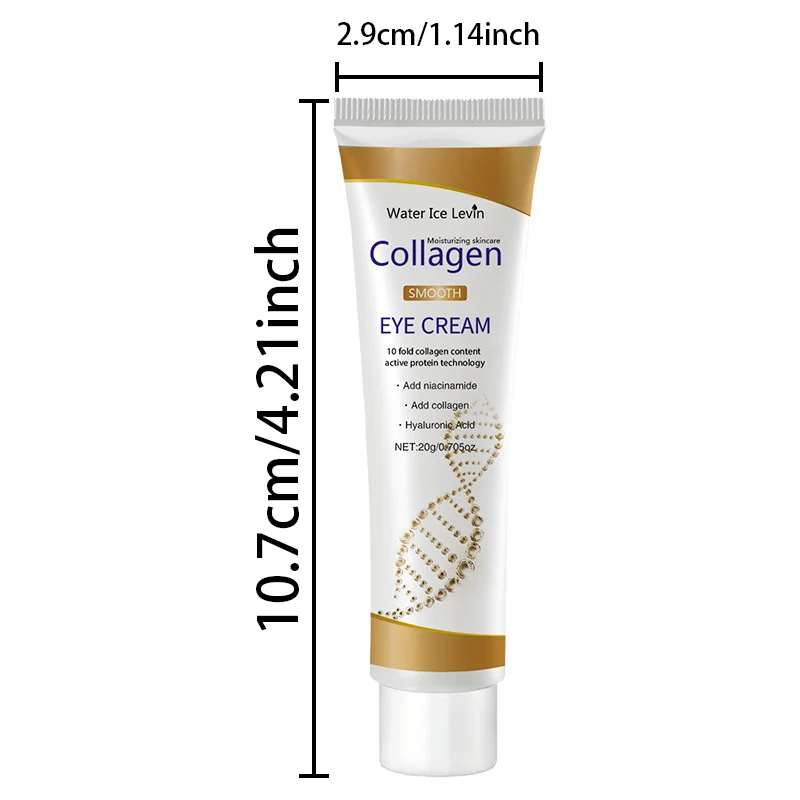 Collagen Eye Cream Skincare Anti Dark Circles Eye Bags Firming Moisturizing Skincare Eyes Cream Skin Care for Eyes - Image 3