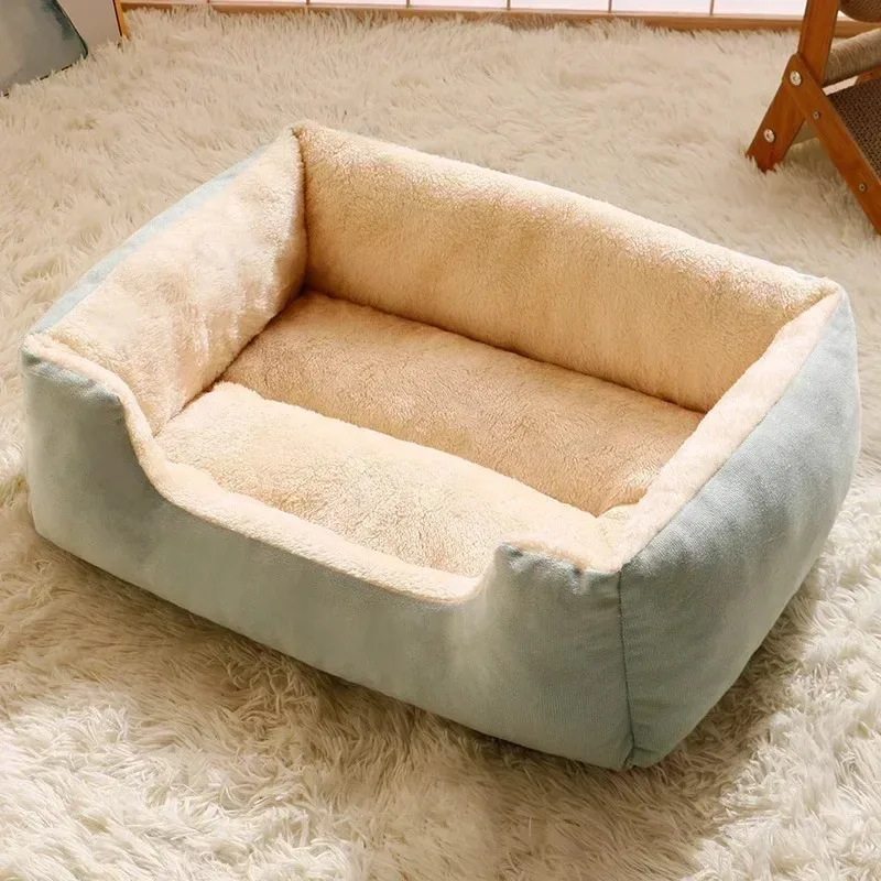 BeiYu Pet Cat Bed 60x45cm Plush Soft Cushion - Image 5