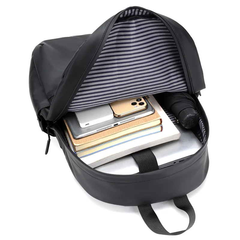 New Fashion Large Capacity Men's Backpack Laptop Bag Waterproof Fabric Student School Bag Hot Sale Laptop Backpack - Image 4