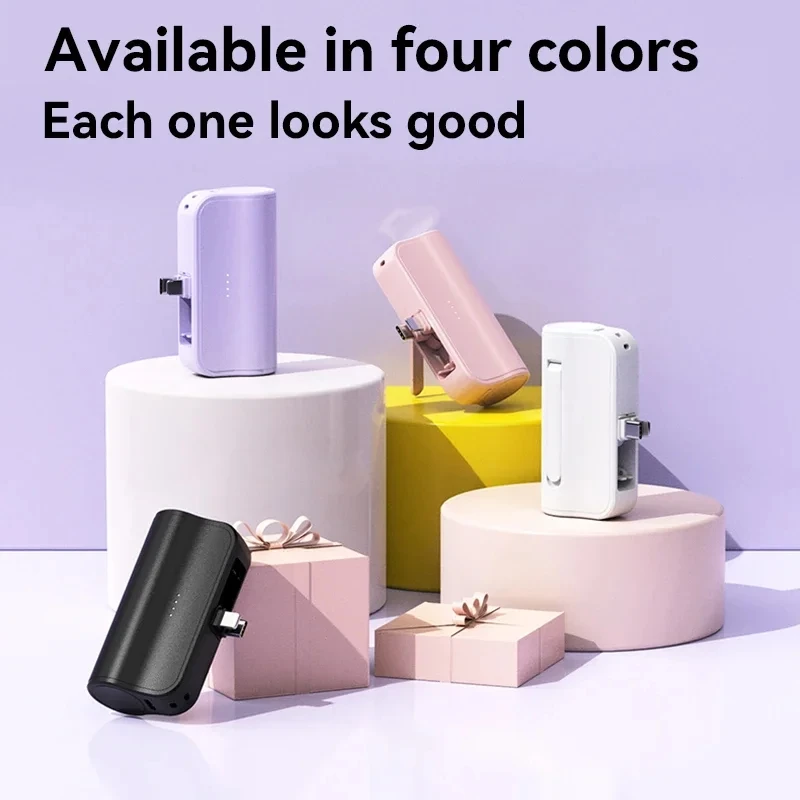 Lenovo 50000mAh Capsule Power Bank 2-in-1 Large Capacity LED Digital Display Portable Fast Charging External Battery For IPhone - Image 5