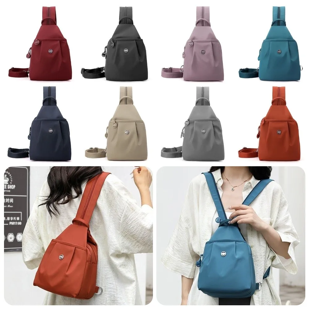Fashion Oxford Fabric Backpack Large Capacity Waterproof Travel Bag Multi Layer Multi-purpose Chest Bags Outdoor Hiking - Image 3