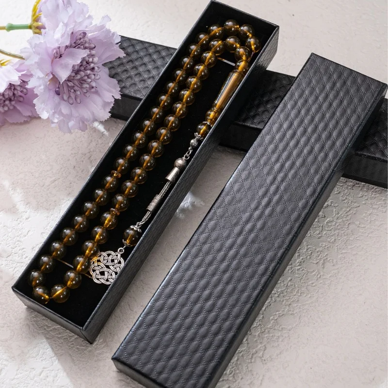 45pcs10mm gift box Mousselin prayer beads, Middle East Tesbiha prayer bracelet, Ramadan rosary gift - Image 3
